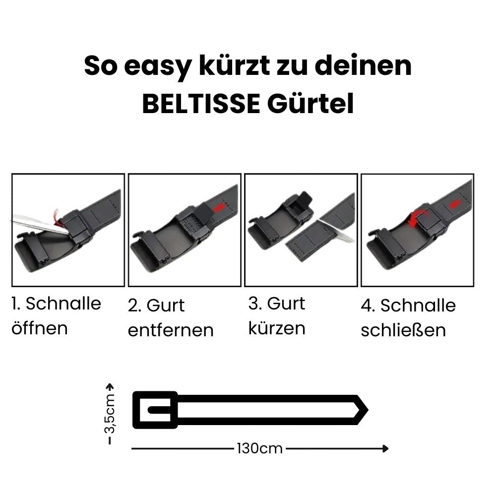 BELTISSE Mix & Match-Gürtel mit Automatikverschluss + GRATIS Geschenkbeutel