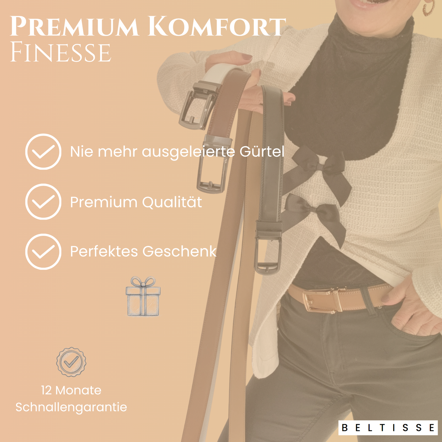 BELTISSE Finesse Mix & Match Automatikgürtel in edler Geschenkbox