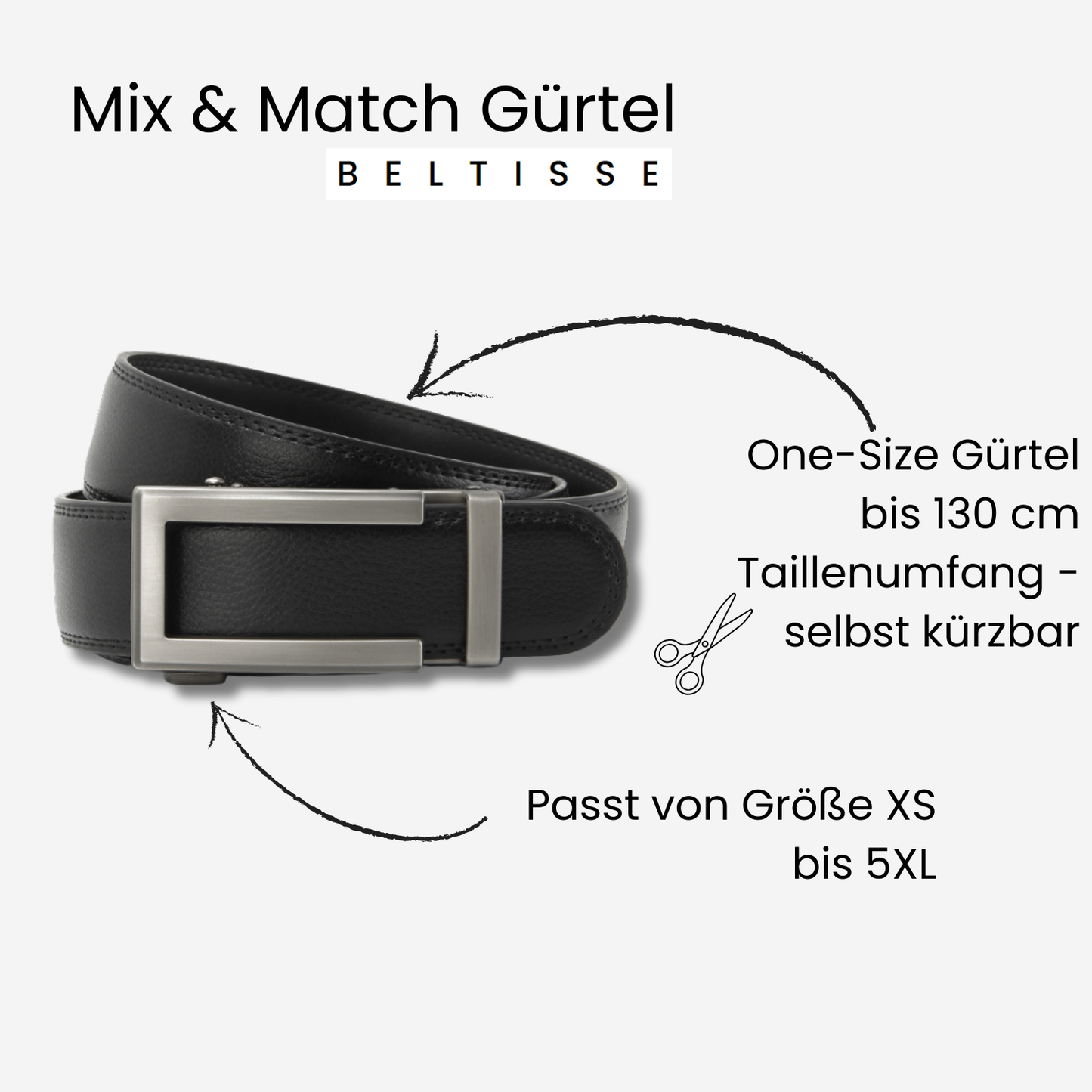 BELTISSE Mix & Match-Automatikgürtel in edler Geschenkbox