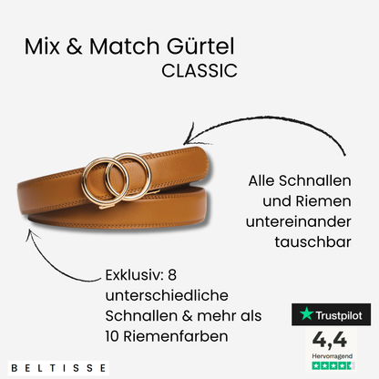 BELTISSE Classic Mix & Match Automatikgürtel in edler Geschenkbox
