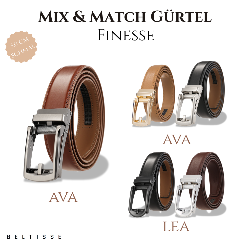BELTISSE Finesse Mix & Match Automatikgürtel in edler Geschenkbox