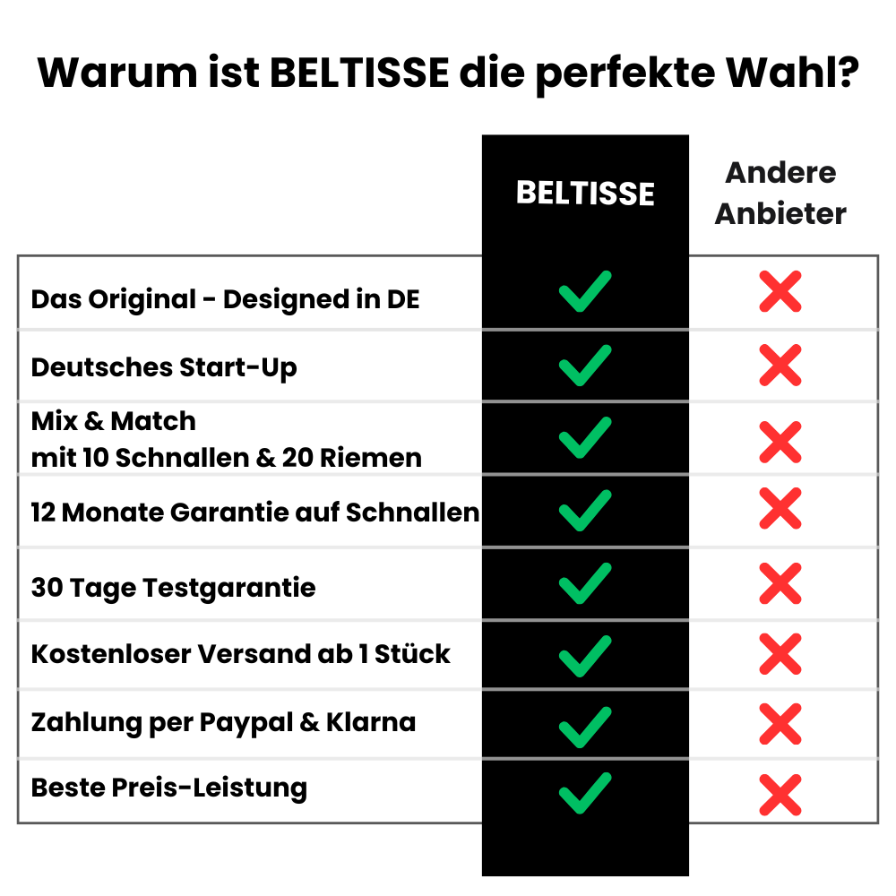 BELTISSE Classic Mix & Match Automatikgürtel in edler Geschenkbox